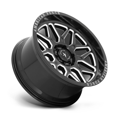 AC001 RUSH 22X10 6X135 G-BLK MILL -18