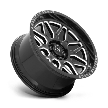 AC001 RUSH 22X10 6X135 G-BLK MILL -18