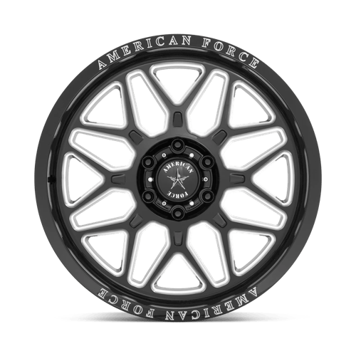 AC001 RUSH 22X10 6X135 G-BLK MILL -18