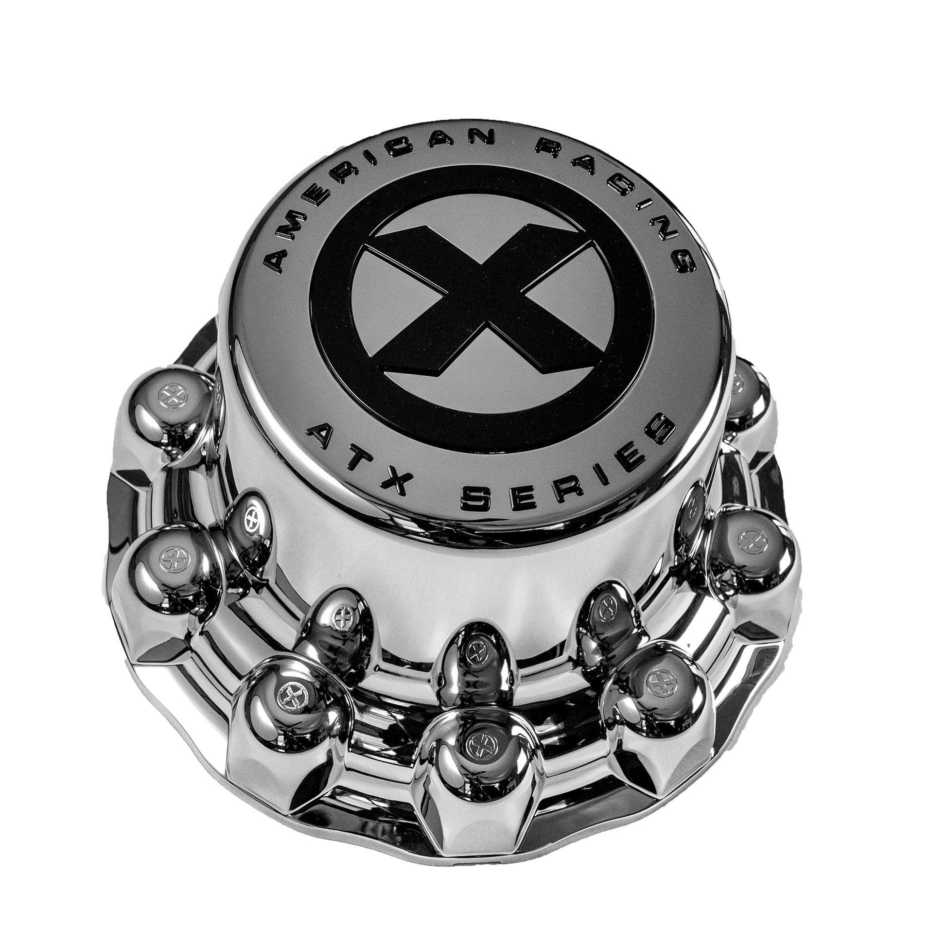 ATX FULL REAR SNAP ON  CAP COVER CHROME