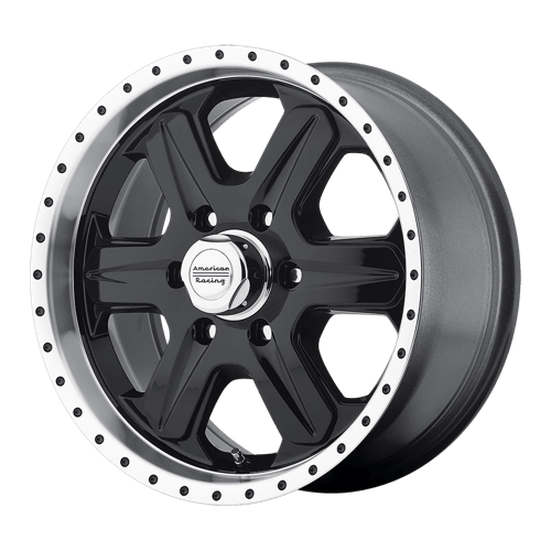 AR321 16X8 6X5.5 G-BLK MACH-LP 12MM