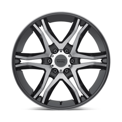 AR893 MAINLINE 17X8 6X5.5 G-BLK/MCH +25M