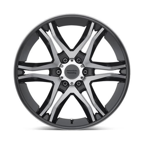 AR893 18X8.5 5X120 G-BLK MACH 30MM