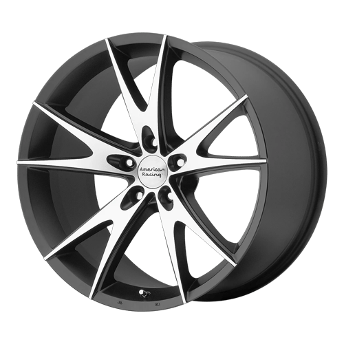 AR903 17X8 5X120 G-BLK MACH 38MM