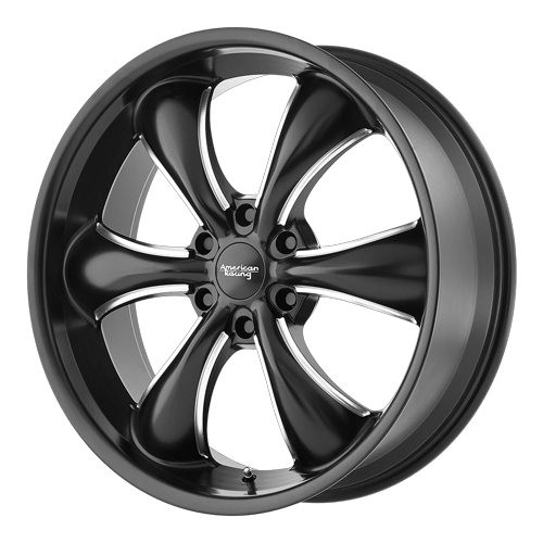 AR914 22X9 6X5.5 S-BLK MILL 15MM