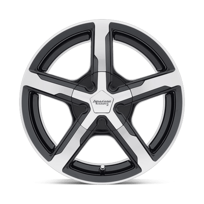 AR921 18X8 5X100/105 G-BLK MACH 38MM
