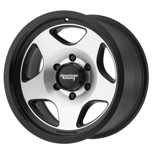 AR923 16X8 6X5.5 S-BLK MACH 00MM