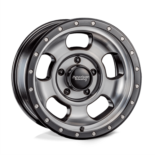 AR969 17X8 5X5.0 S-BLK MACH 00MM