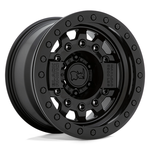 BRAVG 17X8.5 6X5.5 M-BLK BLK-HDW 0MM