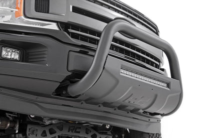 Ford 04-23 F-150 Bull Bar w/LED Light Bar Black Rough Country