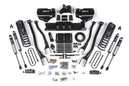 4 Inch Lift Kit w/ 4-Link Ram 3500 19-23 4WD Diesel 8 Bolt Fox 2.0 Performance Shocks