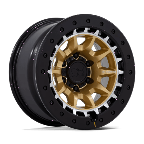 TUSK 17X8.5 5X5.5 78 -10 M-GOLD-MCH