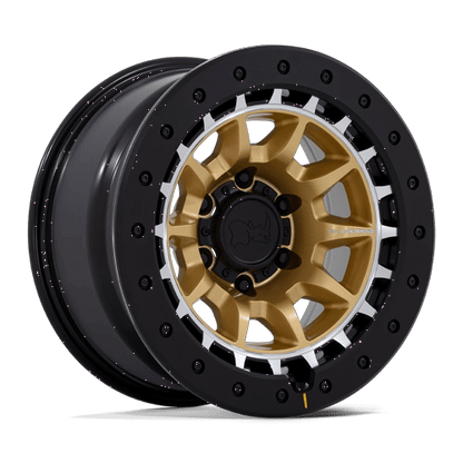 TUSK 17X8.5 5X5.5 78 -10 M-GOLD-MCH