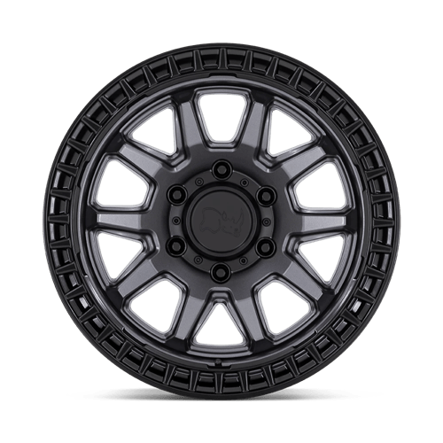 BR CALICO 17X8.5 5X4.5 72 M-GMTL BLK +34