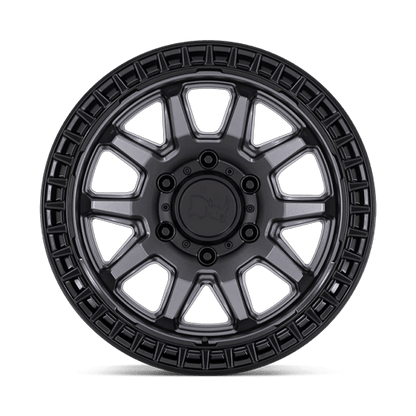 BR CALICO 17X8.5 6X5.5 106 M-GMTL BLK +0