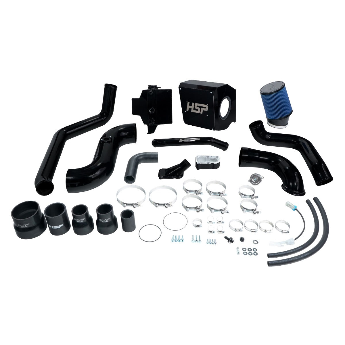 HSP Deluxe No Bridge/ With Cold Side Bundle Kit For 2004.5-2005 Silverado/Sierra 2500/3500 Illusion Blueberry