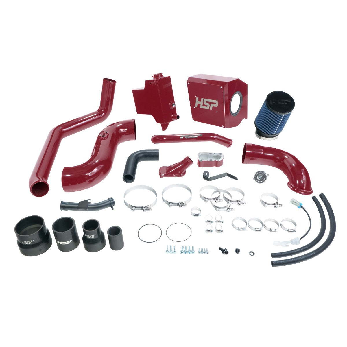 HSP Deluxe No Bridge/Cold Side Bundle Kit For 2007.5-2010 Silverado/Sierra 2500/3500-Illusion Cherry