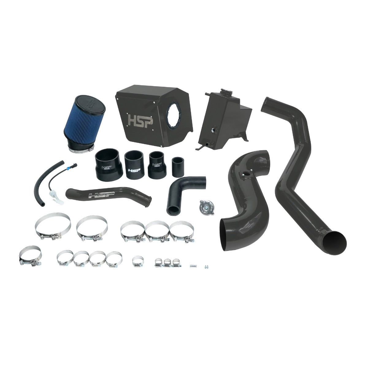 HSP Deluxe No Bridge/Cold Side Bundle Kit For 2011-2012 Silverado/Sierra 2500/3500-Silk Stain Black