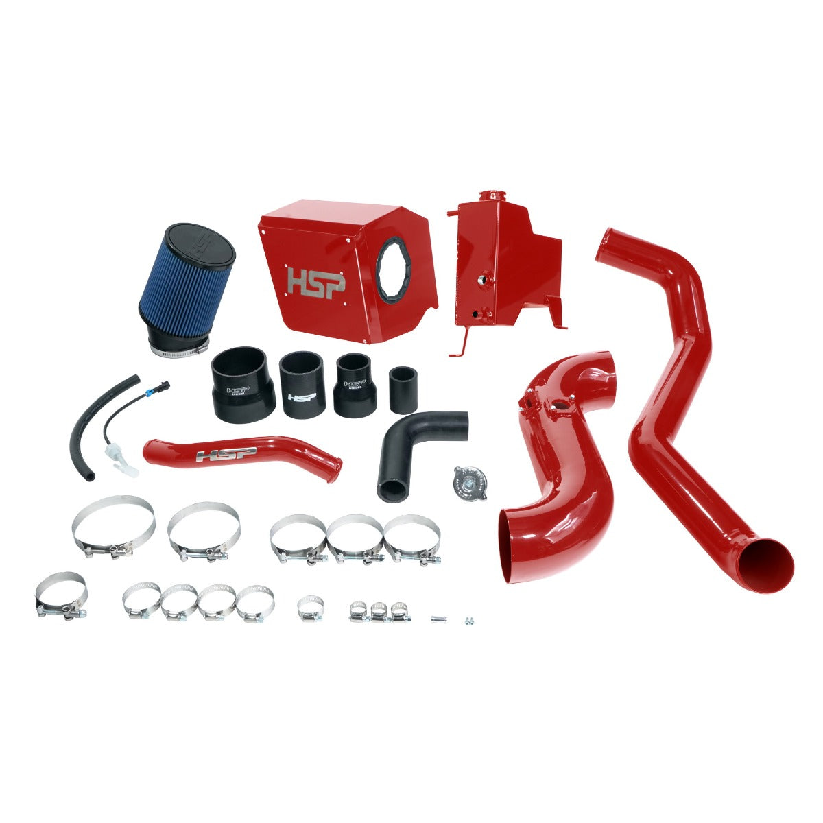 HSP Deluxe No Bridge/Cold Side Bundle Kit For 2015-2016 Silverado/Sierra 2500/3500-Silk Stain Black