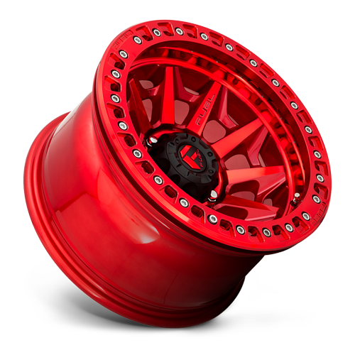 Aluminum Wheels 17X9 Covert Beadlock D113 5 On 150 Candy Red 110.1 Bore -15 Offset Multi Spoke Fuel Off Road Wheels