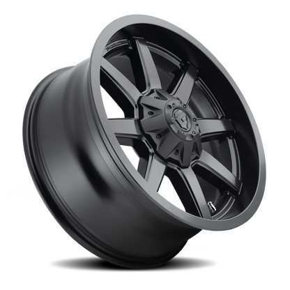 Aluminum Wheels 20X10 Maverick D436 8 On 180 Satin Black 125.1 Bore -12 Offset 8 Spoke Fuel Off Road Wheels
