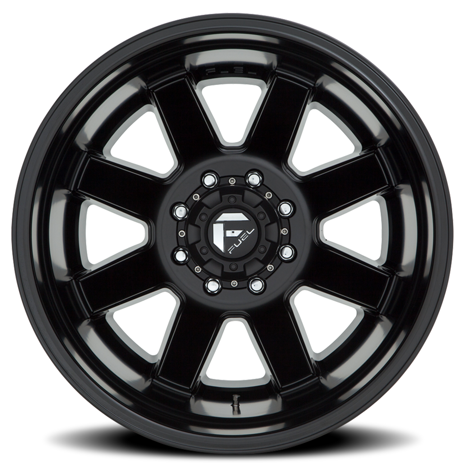 Dually Wheels 20X8.3 Maverick Dually D436 8 On 165.1 Matte Black 121.5 Bore -240 Offset 7 Spoke Outer Dually Fuel Off Road Wheels