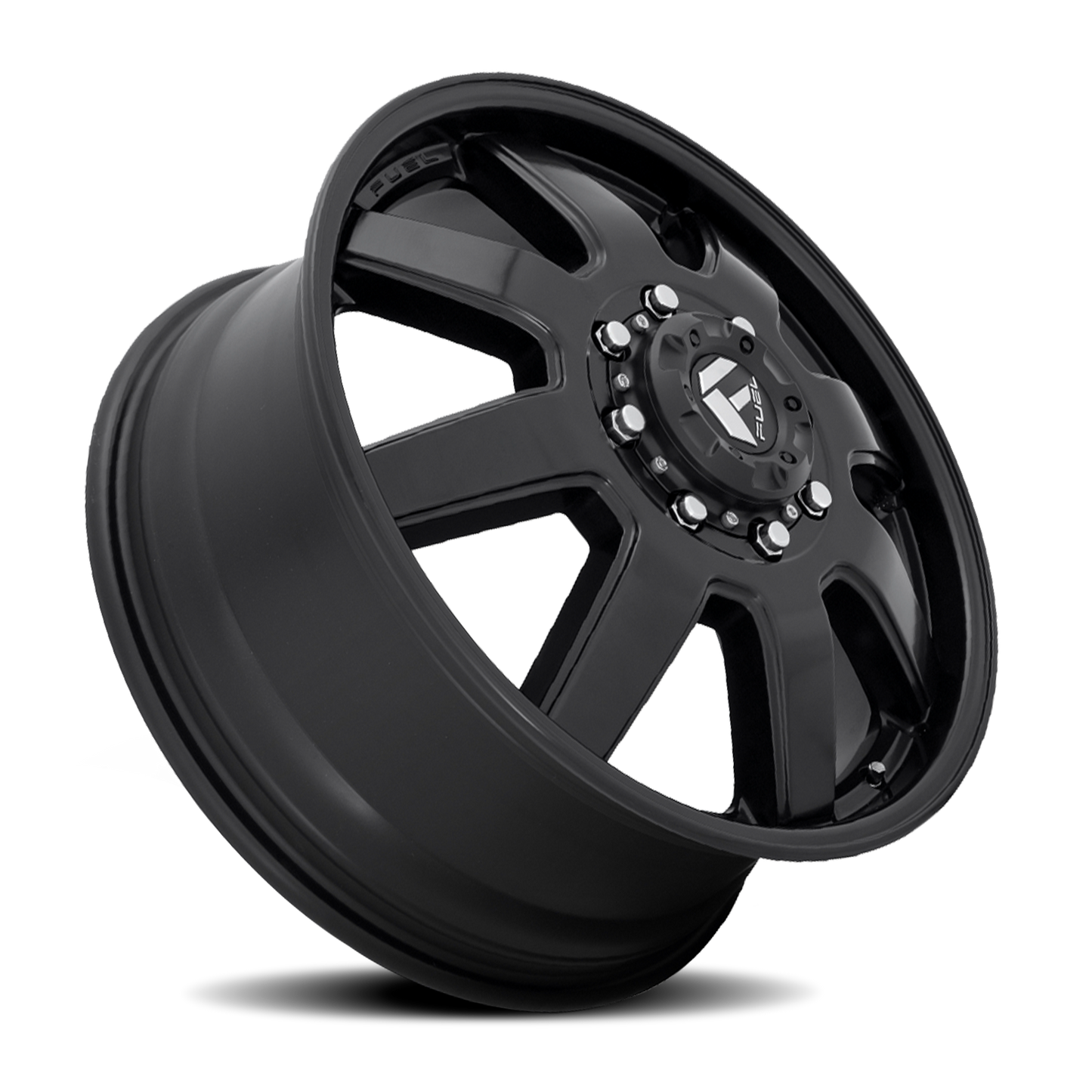 Dually Wheels 20X8.3 Maverick Dually D436 8 On 165.1 Matte Black 121.5 Bore 122 Offset 7 Spoke Front Dually Fuel Off Road Wheels