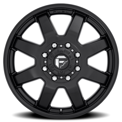 Dually Wheels 20X8.3 Maverick Dually D436 8 On 210 Matte Black 154.3 Bore 122 Offset 7 Spoke Front Dually Fuel Off Road Wheels