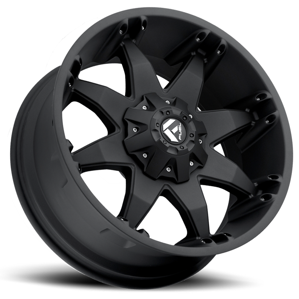 Aluminum Wheels 20X9 Octane D509 8 On 170 Matte Black 125.1 Bore 1 Offset Fuel Off Road Wheels