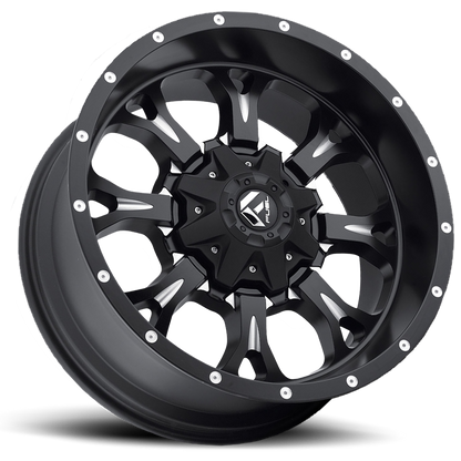 Aluminum Wheels 20X10 Krank D517 5 On 150 Matte Black Milled 110.3 Bore -12 Offset Fuel Off Road Wheels