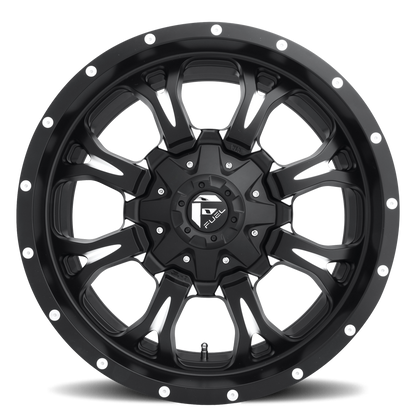 Aluminum Wheels 20X9 Krank D517 5 On 114.3/5 On 127 Matte Black/Milled 78.1 Bore 1 Offset Fuel Off Road Wheels