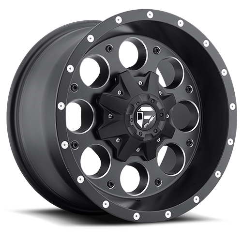 Aluminum Wheels 15X10 Revolver D525 5 On 114.3/5 On 120.7 Matte Black/Milled 78.1 Bore -43 Offset Fuel Off Road Wheels