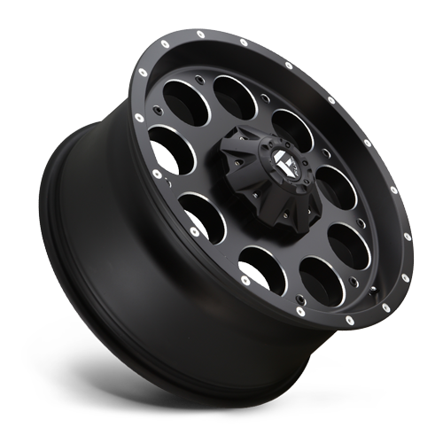 Aluminum Wheels 15X8 Revolver D525 5 On 120.7/5 On 127 Matte Black/Milled 78.1 Bore -18 Offset Fuel Off Road Wheels