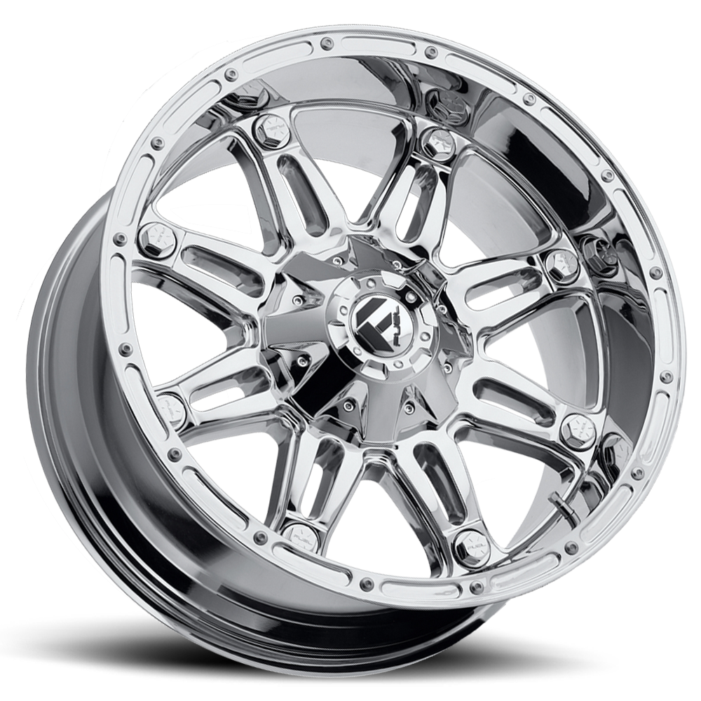 Aluminum Wheels 20X9 Hostage D530 8 On 165.1 Chrome 125.2 Bore 1 Offset Fuel Off Road Wheels