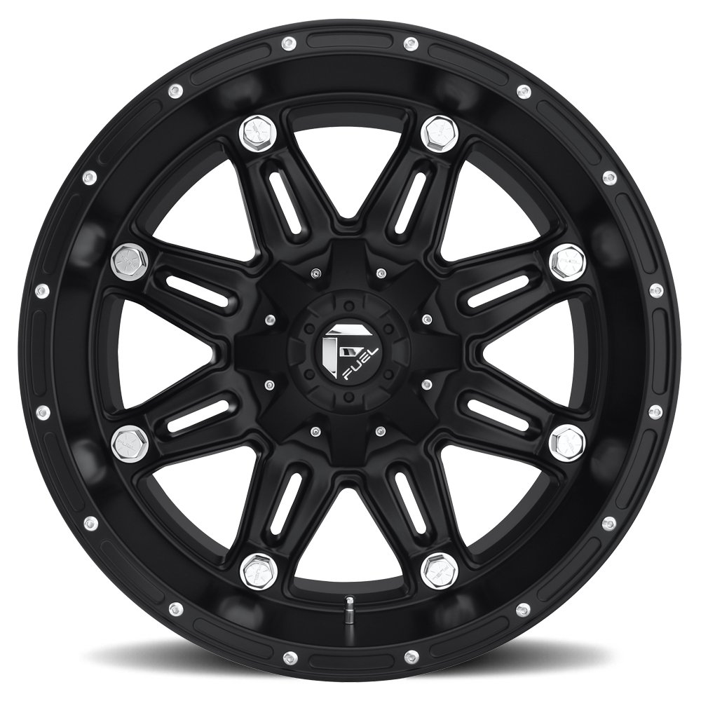 Aluminum Wheels 18X9 Hostage D531 5 On 139.7/5 On 150 Matte Black 110.3 Bore 1 Offset Fuel Off Road Wheels