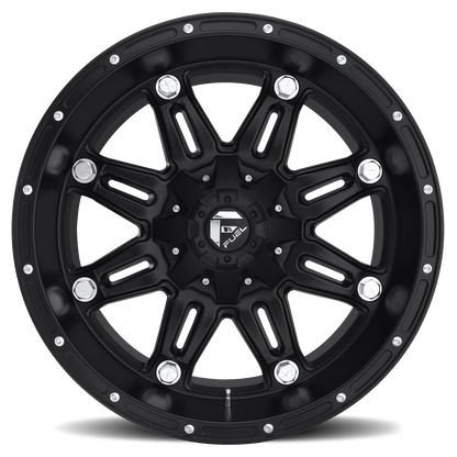 Aluminum Wheels 20X9 Hostage D531 5 On 127/5 On 135 Matte Black 87.1 Bore -12 Offset Fuel Off Road Wheels