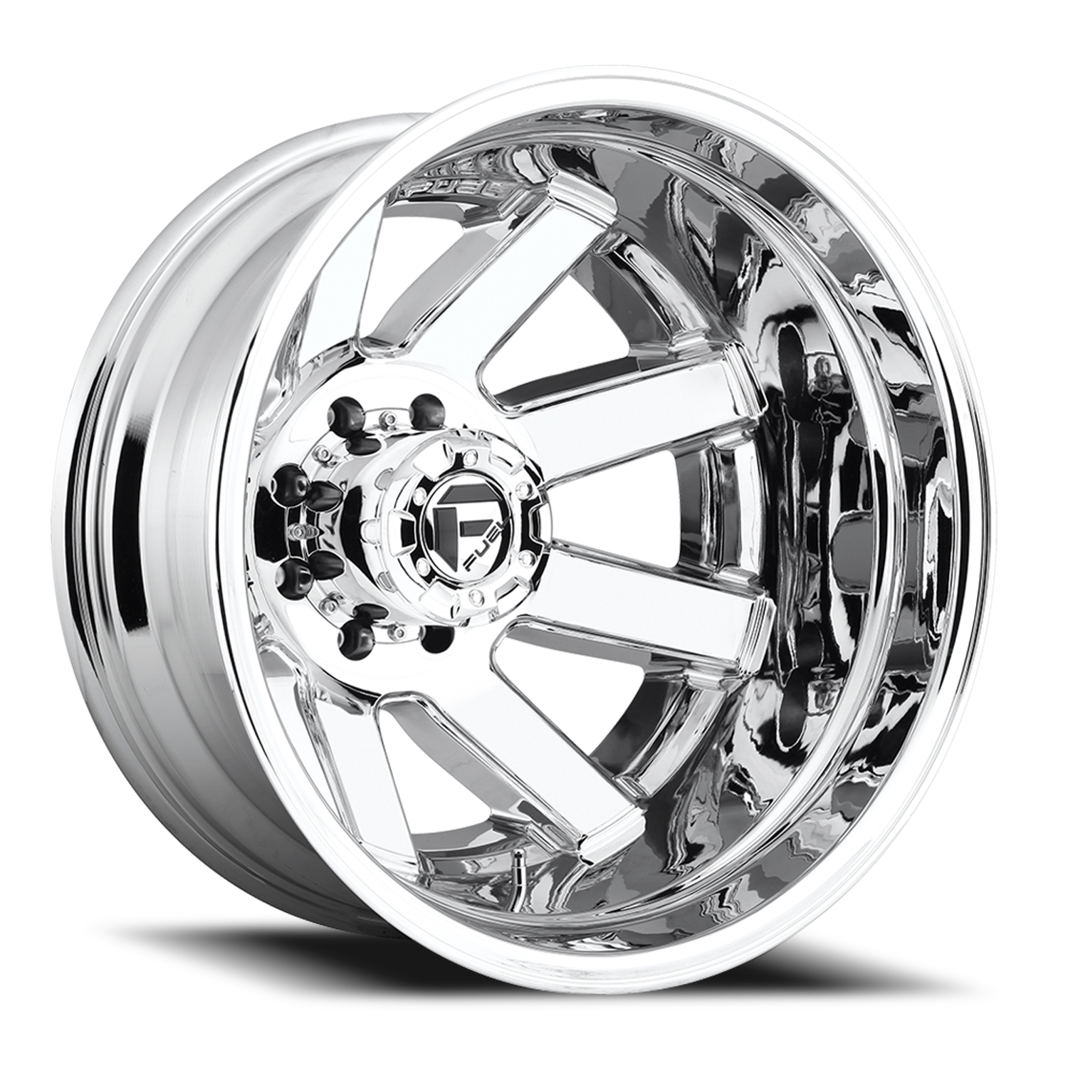 Dually Wheels 17X6.5 Maverick Dually D536 8 On 210 Chrome 154.3 Bore -178 Offset 7 Spoke Outer Dually Fuel Off Road Wheels
