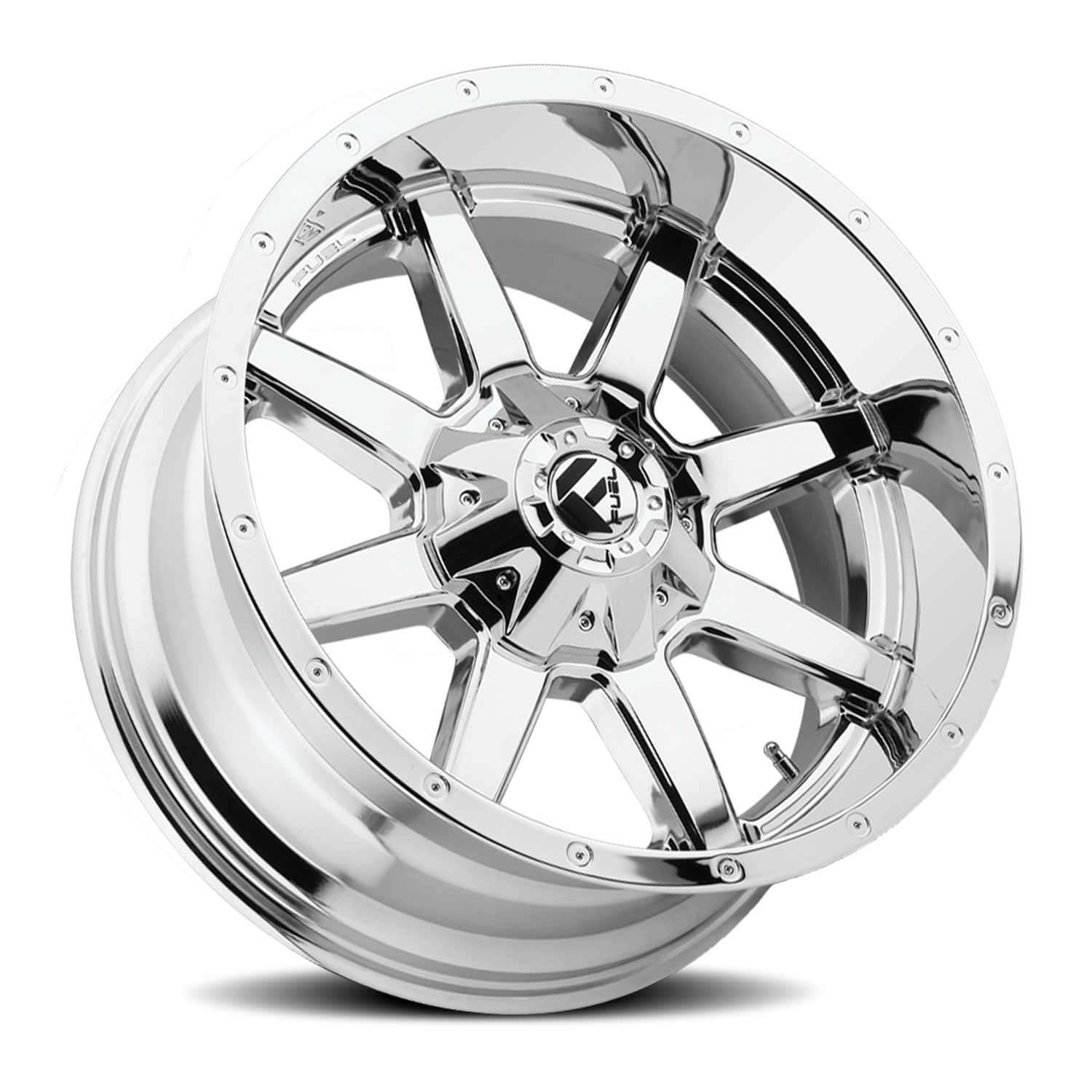 Aluminum Wheels 18X9 Maverick D536 8 On 165.1 Chrome 125.2 Bore -12 Offset Fuel Off Road Wheels
