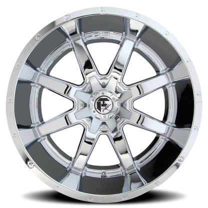 Aluminum Wheels 20X12 Maverick D536 8 On 180 Chrome 125.2 Bore -44 Offset Fuel Off Road Wheels