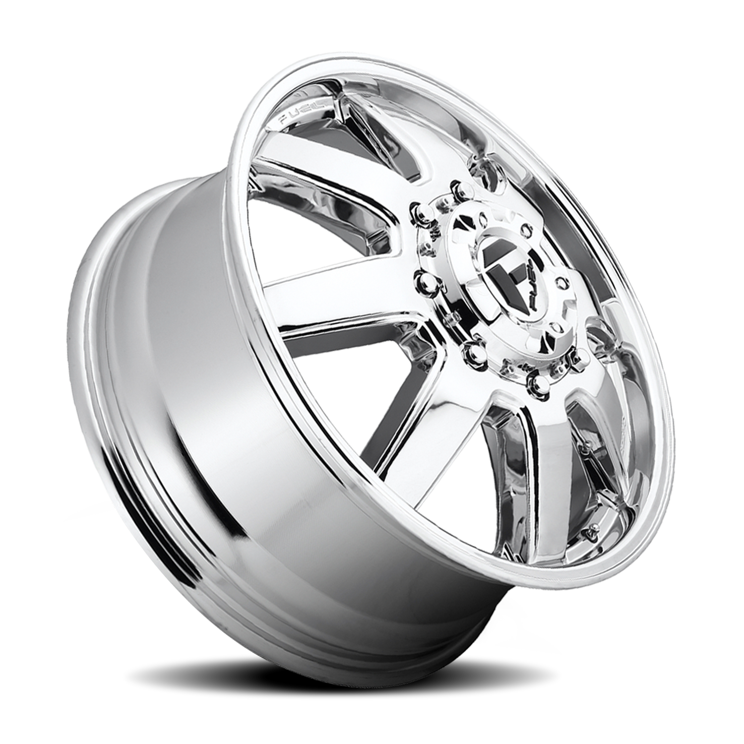 Dually Wheels 20X8.25 Maverick Dually D536 8 On 165.1 Chrome 121.5 Bore 122 Offset 7 Spoke Front Dually Fuel Off Road Wheels