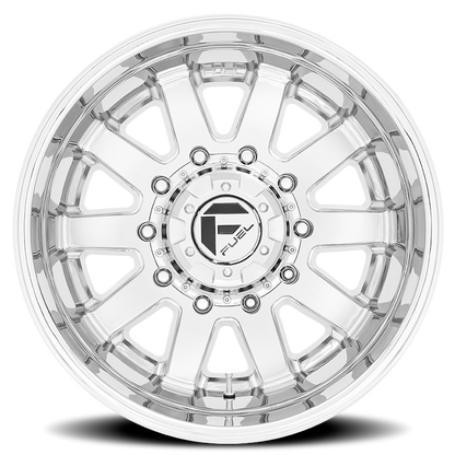 Dually Wheels 20X8.25 Maverick Dually D536 10 On 225 Chrome 170.1 Bore -202 Offset 7 Spoke Outer Dually Fuel Off Road Wheels