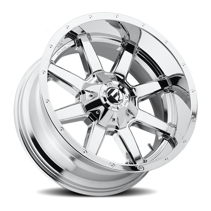 Aluminum Wheels 20X9 Maverick D536 8 On 180 Chrome 125.2 Bore 20 Offset Fuel Off Road Wheels