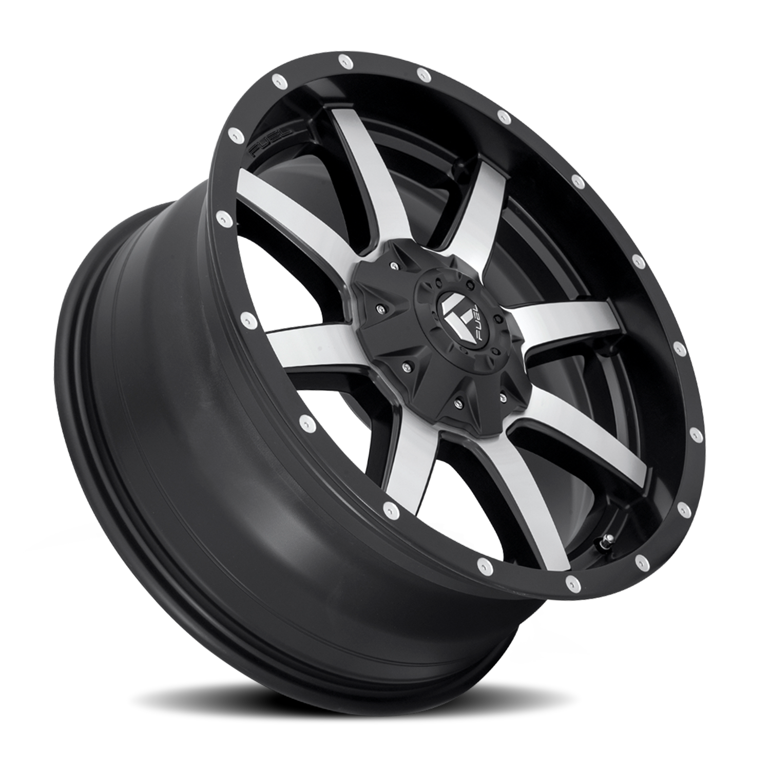 Aluminum Wheels 18X9 Maverick D537 6 On 135/6 On 139.7 Black Machined 106.4 Bore 20 Offset Fuel Off Road Wheels