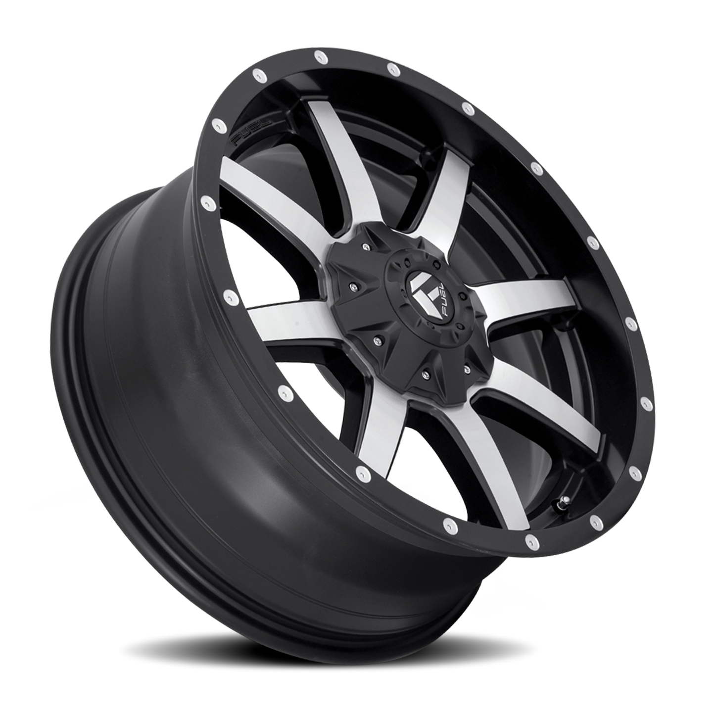 Aluminum Wheels 20X9 Maverick D537 6 On 135/6 On 139.7 Black Machined 106.4 Bore 1 Offset Fuel Off Road Wheels