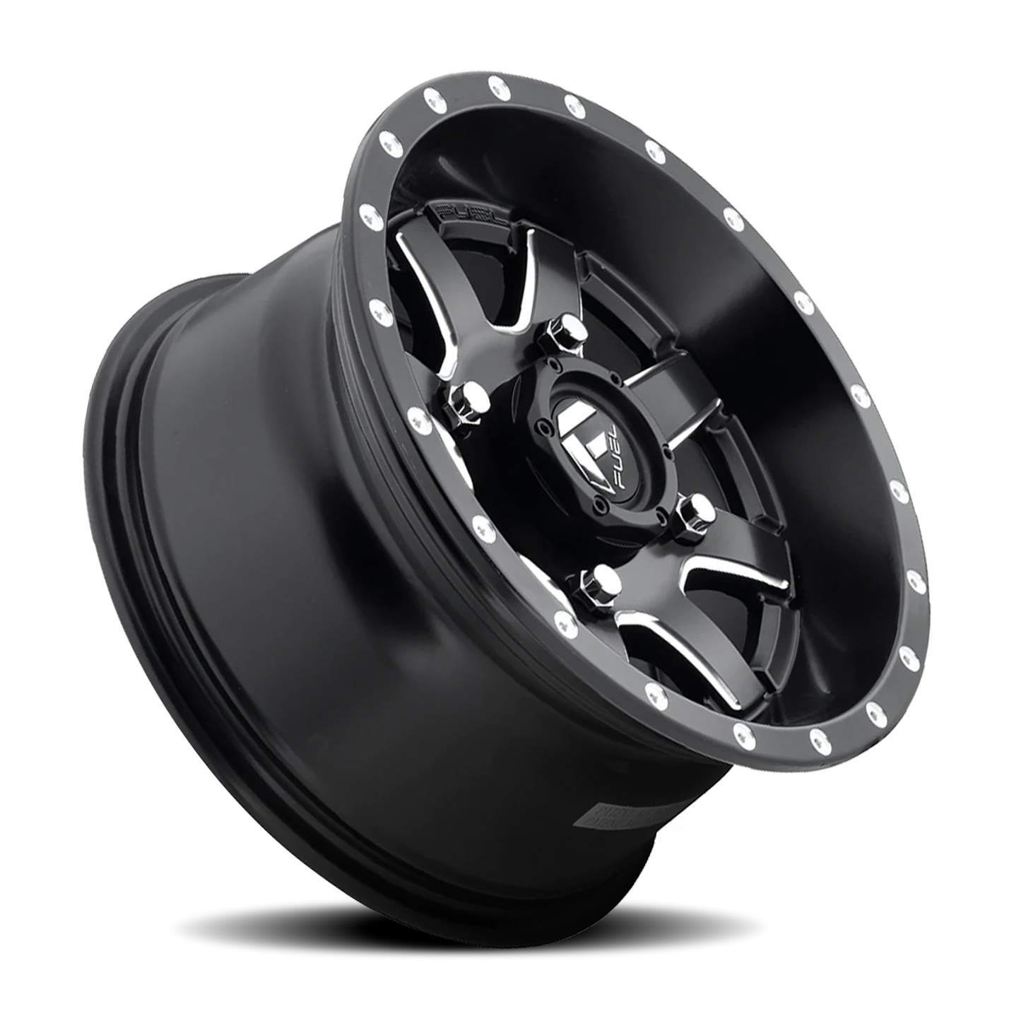 Aluminum Wheels 15X10 Maverick UTV D538 4 On 156 Matte Black Milled 132 Bore 0 Offset Fuel Off Road Wheels