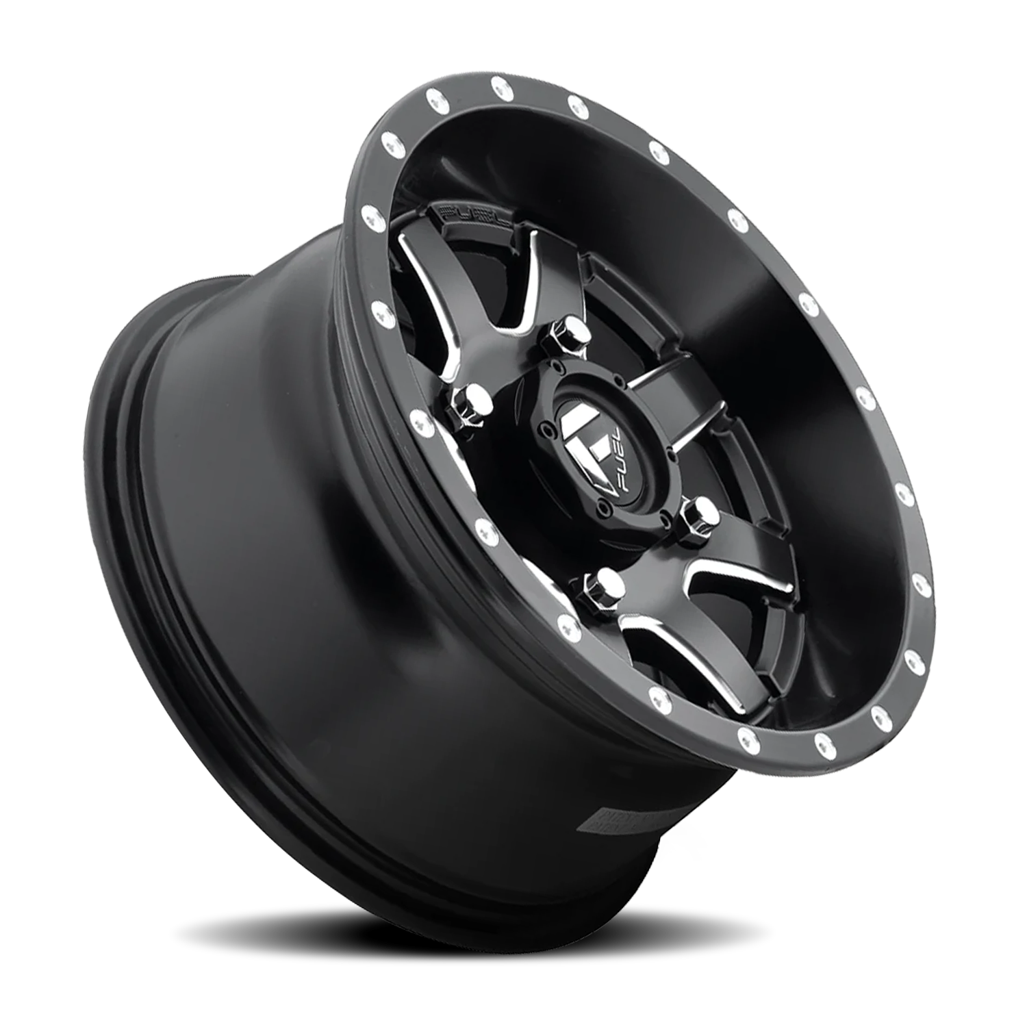 Aluminum Wheels 15X10 Maverick UTV D538 4 On 156 Matte Black Milled 132 Bore 0 Offset Fuel Off Road Wheels