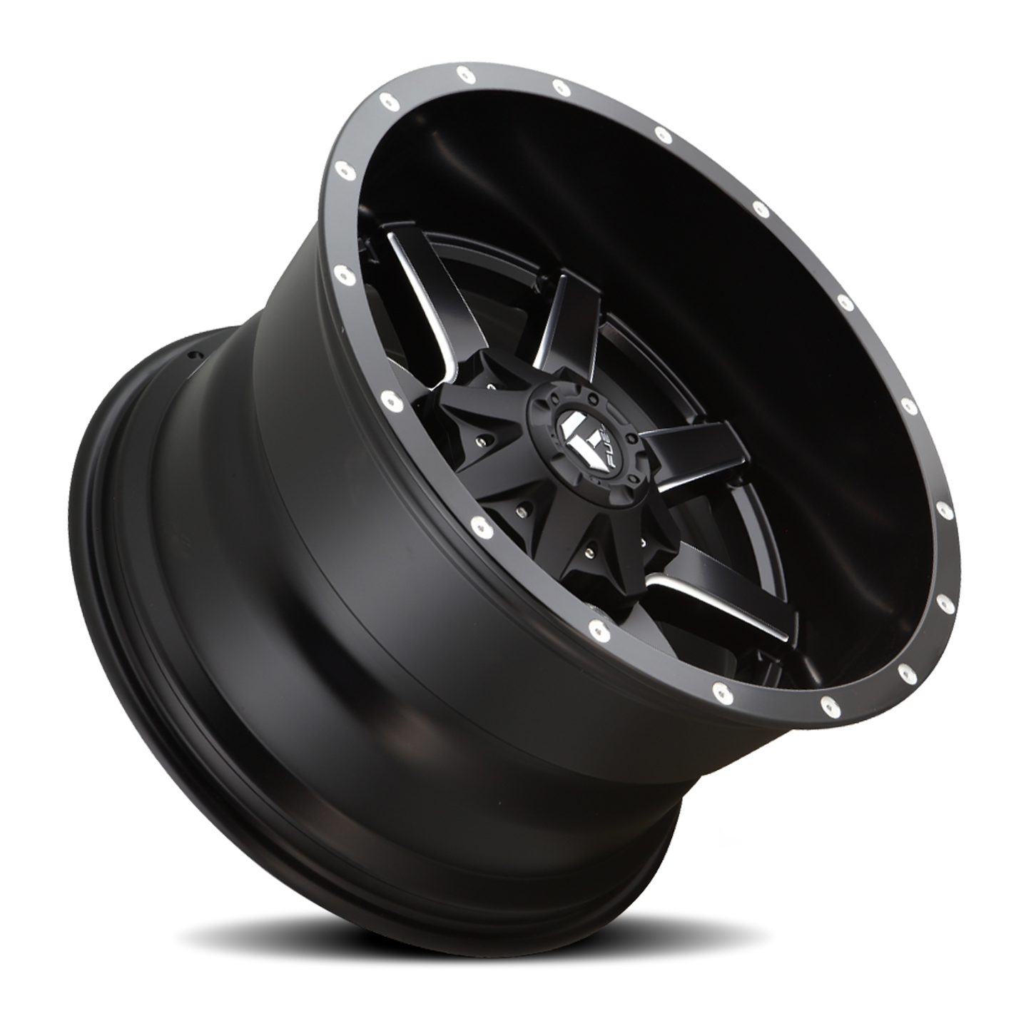 Aluminum Wheels 18X9 Maverick D538 8 On 165.1 Black Milled 125.2 Bore 20 Offset Fuel Off Road Wheels