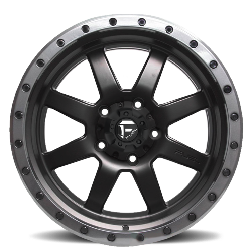 Aluminum Wheels 17X8.5 Trophy D551 6 On 139.7 Matte Black 108 Bore 6 Offset Fuel Off Road Wheels