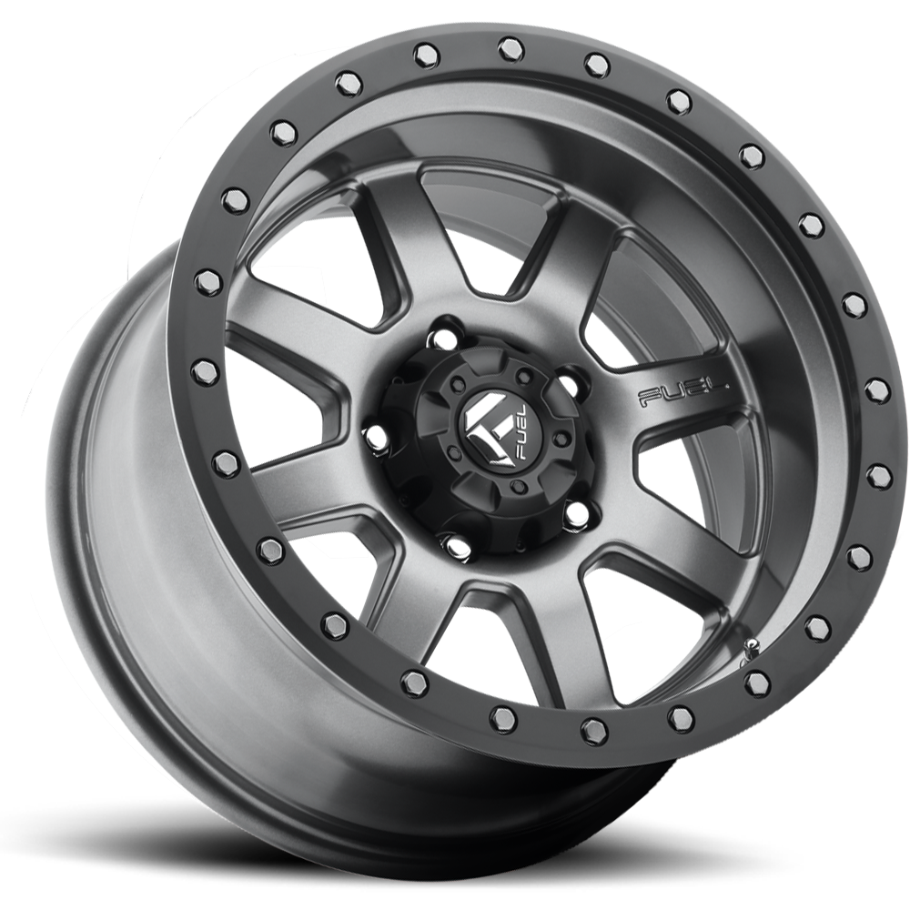 Aluminum Wheels 17X8.5 Trophy D552 6 On 135 Anthracite Gray 87.1 Bore 6 Offset Fuel Off Road Wheels