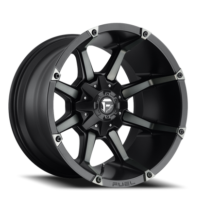 Aluminum Wheels 20X9 Coupler D556 8 On 170 Matte Black/Machined Dark Tint 125.1 Bore 20 Offset 8 Spoke Fuel Off Road Wheels